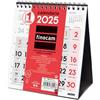 Finocam - Calendario da tavolo Neutro Numeri Grandi 2025 Mese Vista Gennaio 2025 - Dicembre 2025 (12 mesi) Spagnolo