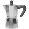 Tognana Authentika, Caffettiera 3 Tazza, 0.18 L, Alluminio Argento, Made in Italy