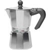 Tognana Authentika, Caffettiera 6 Tazza 0.36 L, alluminio grigio, Made in Italy