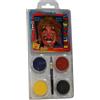 Eulenspiegel 204160 - Kit Trucco da Diavolo, 4 Colori, incl. pennelli e Istruzioni