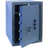 Bricard 82574 - Cassaforte con chiave e pulsanti 36 x 49 x 40 cm, 47 kg, 58 l