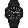 findtime Orologio da donna bianco analogico al quarzo orologio da polso con data giorno minimalista orologio da donna impermeabile per donne studente ragazza ragazzo, Nero , cinghia