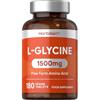 Horbäach Glicina 1500 mg | 180 Compresse Vegane | Glicina Integratore ad Alto Dosaggio | Aminoacidi Essenziali Senza Lattosio, Senza Additivi, Senza Soia | Glicina Pura | Glycine Supplement | di Horbaach