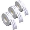 DINGYI Nastro per etichette D30 compatibile con etichette D30, 3 rotoli di adesivo bianco, impermeabile, 15 x 30 mm, 690 etichette di carta termica per stampante per ufficio (3, 15 x 30 mm)