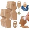 YNR: 200 Schede per Esposizione Gioielli, Cartoncini in Carta Kraft Marrone, Minimalista, Per Collane, Bracciali, Orecchini, Cavigliere, Portachiavi, Gioielli, Orologio, Everyday Use, A Parete