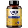 Kinoko life UC-II & OVOMET COLLAGENE 120 capsule | Tipo I, II, V, X con acido ialuronico | Vitamina C | Boswellia | Bamboo | Zenzero | per flessibilità e mobilità delle articolazioni. ucii ovomet