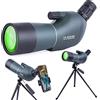 NEYLANG 15-45x50 Cannocchiale con Treppiede, Borsa per il Trasporto e Adattatore per Smartphone, FMC Ottica Bak4 Prisma Telescopio Spotting Scope con Smartphone Adapter per Tiro a Segno Birdwatching Caccia