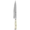 Albert de Thiers, Acot005008, L'Irresistible, coltello da cucina da taglio, 20,3 cm su carta, 3CR13 acciaio inossidabile lama 20,3 cm, manico in ABS bianco + 3 rivetti, protezione in PVC sulla lama