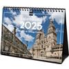 Finocam - Calendario Immagini da tavolo per scrivere 2025 Mese Vista Gennaio 2025 - Dicembre 2025 (12 mesi) Camino de Santiago Spagnolo