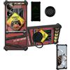 Custodia Per Nubia Neo 2 5G Con Vetro Temperato 9H – Cover Rigida PC + Silicone Con Supporto Ad Anello - 4