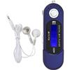 LetCart Lettore MP3 Digitale, Lettore Musicale MP3 USB Portatile con Supporto Schermo LCD Scheda Micro SD/Memoria da 32 GB Radio FM Registratore Vocale Scheda TF(蓝色)