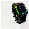 KAELA Smartwatch S18 Pro Ricarica Wireless Compatibile Con Android e IoS, con cinturino in poliuretano termoplastico, morbido e leggero,schermo: LCD TFT da 1,3 pollici (Nero)