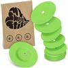 MySweetStitch - 10 x FreeStyle Libre 1 & 2 cerotti sensore, Overpatch rotondo Ø 65mm, con foro di ventilazione, cerotto impermeabile, traspirante, Verde