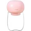 BJMAND Borraccia da viaggio per cani, dispenser portatile per cani a prova di perdite, dispenser per acqua per cani da 300 ml, dispenser portatile per cani (rosa, 8 x 8 x 13,3 cm)