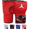 Mytra Fusion Bambini sottoguanti boxe Imbottito in gel sottoguanti con cinturini da polso Quick lunghi 76 cm, Elastico fascia da box MMA, Muay Thai, Kickboxing, Pugni e Arti Marziali (White)