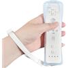 Funmo Wii Telecomando Motion Plus Wii Remote Game Controller e Nunchuk Controller per Wii e Wii U con Custodia in Silicone e Cinturino da Polso