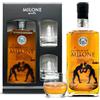 Amaro Milone Gift Box 70cl + 2 Bicchieri Milone Spirits - Liquore Digestivo alle Erbe (35% Vol.) - Confezione Regalo Elegante per Intenditori