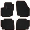 MOTOS M MOTOS Tappetini auto Velours Standard per auto compatibili con Ford Mondeo IV 2007-2014 - Standard, Tessuto, Bronzo tappetino auto - Provate un nuovo comfort di guida con un set di tappetini in vell