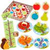 Nene Toys Il Frutteto, Gioco di Società Cooperativo per Bambini dai 2 Anni - Gioco da Tavolo Educativo in Legno per Bimbi Piccoli, Regalo Bambina e Bambino 2 3 Anni per Imparare Colori e Conteggio