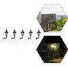 Evemodel 5pcs Modello Ferroviario 1:150 Lampade Esterna Lampade Da Parete N Scala 12V