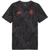 PUMA T-Shirt con Stampa Integrale AC Milan ftblCULTURE da Uomo L Black