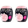 Dylon New Dylon - Tintura per lavatrice, 350 g, confezione da 2, colore: Rosa peonia