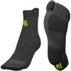 PODOKS CALZINO RUNNING PRO - Calzini Running Uomo e Donna, Calzini Biomeccanici Compressivi, progettati da Podologi, (IT, Testo, M, Regular, Tall, Nero)