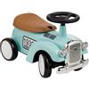 Baroni Toys Macchina Ride-On Vintage per Bambini dai 12 ai 36 Mesi, Baby Car con Clacson ad Aria, Vano Portaoggetti, Manubrio Sterzante e Ruote Stabili per Imparare a Camminare, 25x59x35 cm, Celeste