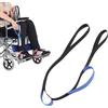 CHENNAN Cinturino per Sollevamento Gambe, Sollevatore per Gambe per il Recupero, Aiuto per il Recupero, Facile da Usare， con Fettuccia in Nylon, Adatto per Sedia a Rotelle Sedia Letto Auto (Blu)