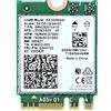 Podazz Scheda di rete AX200 NGW WiFi, Dual Band 2,4 GHz 574 Mbps/5 GHz 2,4 Gbps WiFi 6, adattatore di rete wireless Bluetooth5.0 per Windows 10 64Bit/Google Chrome OS/Linux, M.2/NGFF