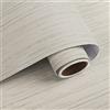 VaryPaper Carta da Parati Effetto Lino Beige 40cmx200cm Adesiva Muro Moderna Pellicola Decorativa per Mobili Camera Letto Soggiorno Vinile