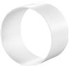 VENTS Raccordo per tubi Ø 150 mm, raccordo per tubi rotondi flessibili, in PVC, per sistemi di ventilazione, tubo di ventilazione, canale di ventilazione, in plastica ABS, bianco