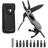 CIBITA Multitool, 13 in 1 Coltello Multiuso in Acciaio Inossidabile Multifunzione Strumenti di Sopravvivenza Adatti per Campeggio, Fai-da-te, Escursionismo, Caccia e Pesca