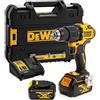 DEWALT DCD709M2T TRAPANO AVVITATORE CON PERCUSSIONE 26 NM COMPATTO 18V XR 4,0 AH 340 W