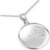 LillyMarie Collana Con Ciondolo Segno Zodiacale Leone In Argento 925 Per Donna