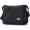 BAGZY Borsello Uomo Tracolla Grand, A4 Borsa Tracolla Uomini Nylon Impermeabile 33x25x13 cm Messenger Bag Da Viaggio per Scuola/Affari/Viaggio/Quotidiano Nero