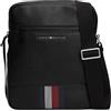 Tommy Hilfiger Uomo Borsa a Tracolla Reporter Media con Zip, Nero (Black), Taglia Unica