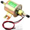QWORK® Pompa del carburante in ottone 12v, pompa del carburante elettronica, modello HEP-02A, per benzina e diesel