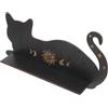 GARVALON Mensola Galleggiante Legno Forma Di Gatto Per Decorazioni e Organizzazione Ripiano Da Muro Per Crystals Candele e Oggetti Piccoli Stile Moderno e Vintage Facile Da Pulire e