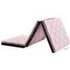 GEEMMA s.r.l. Materassino Futon 80x200 Cm pieghevole Alto 10 Cm che piegandosi, diventa anche comoda seduta. Tessuto Anallergico sfoderabile e lavabile.