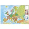 Grupo Erik: Cartina Geografica Europa 61 x 91,5 cm, Mappa Europa da parete in Italiano, Carta Politica Europa grande da Parete