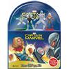 Marvel Libri Captain Marvel. Libro gioca kit. Ediz. a colori. Con 4 personaggi 3D. Con scenario per giocare