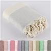 Stark und Weich LUCIDUS Telo Mare -100% Cotone Turco, Asciugamano Antisabbia e Asciugatura Rapida 100 x 200 cm- Leggero e Salvaspazio, Perfetto per Spiaggia, Viaggio, Bagno, Campeggio, Yoga (Grigio Chiaro Diamante)