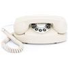 GPO Audrey Telefono Fisso Tradizionale a Quadrante Anni '60, Telefono Analogico con Piedini in Gomma, Toni di composizione, Interruttore per Suoneria, per Casa e Hotel,Avorio