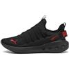 PUMA Softride Carson Fresh, Road Running Shoe Unisex - Adulto, Puma Black for all Time Red, 37.5 EU