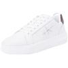 Calvin Klein Jeans Chunky Cupsole Mono Lth YM0YM00681, Scarpe da Ginnastica Uomo, Bianco (Bright White/Bitter Chocolate), 45.5 EU