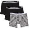 Emporio Armani Stretch Cotton Core Logoband 3-Pack Trunk, Boxer Uomo, Blu (Marin-Pr Marin-Marin), S