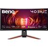BenQ MOBIUZ EX3415R Monitor Curvo Gaming (34 pollici, IPS, Ultrawide, 2K, 144 Hz, 1ms, HDR 400, FreeSync Premium Pro, telecomando)