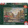 Schmidt Spiele GMBH Thomas Kinkade, Cafe in Monaco di Baviera, Puzzle da 1000 Pezzi, Multicolore, 59675