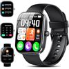 WeurGhy Smartwatch Uomo Donna, 1.91" Orologio Smartwatch con Effettua/Risposta Chiamate, 113+ Modalità Sportive Smart watch con Sonno Cardiofrequenzimetro Contapassi, Impermeabile IP68 Fitness Tracker